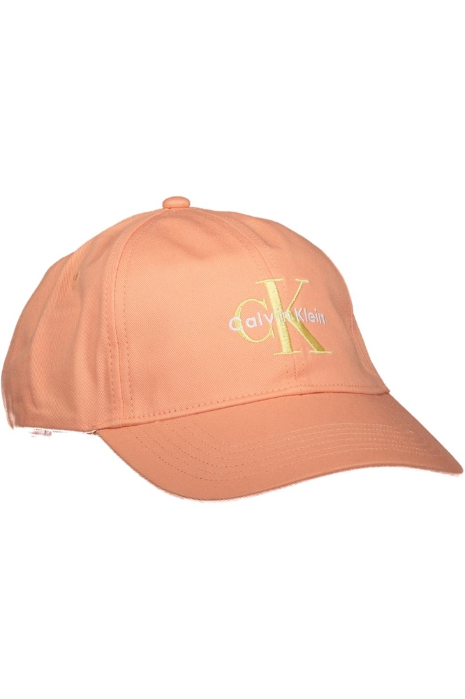 MONOLOGO EMBROIDERY BASEBALL HAT LV04K026G VDW POWDER ORANGE